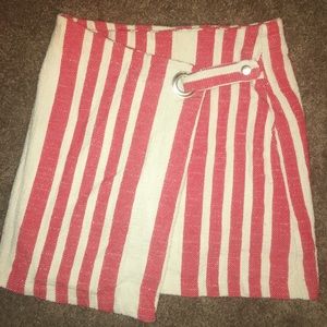 Free People It’s a Wrap Summer Stripe Skirt